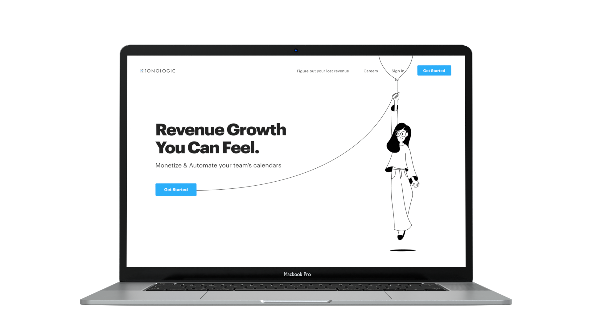 Kronologic landing page