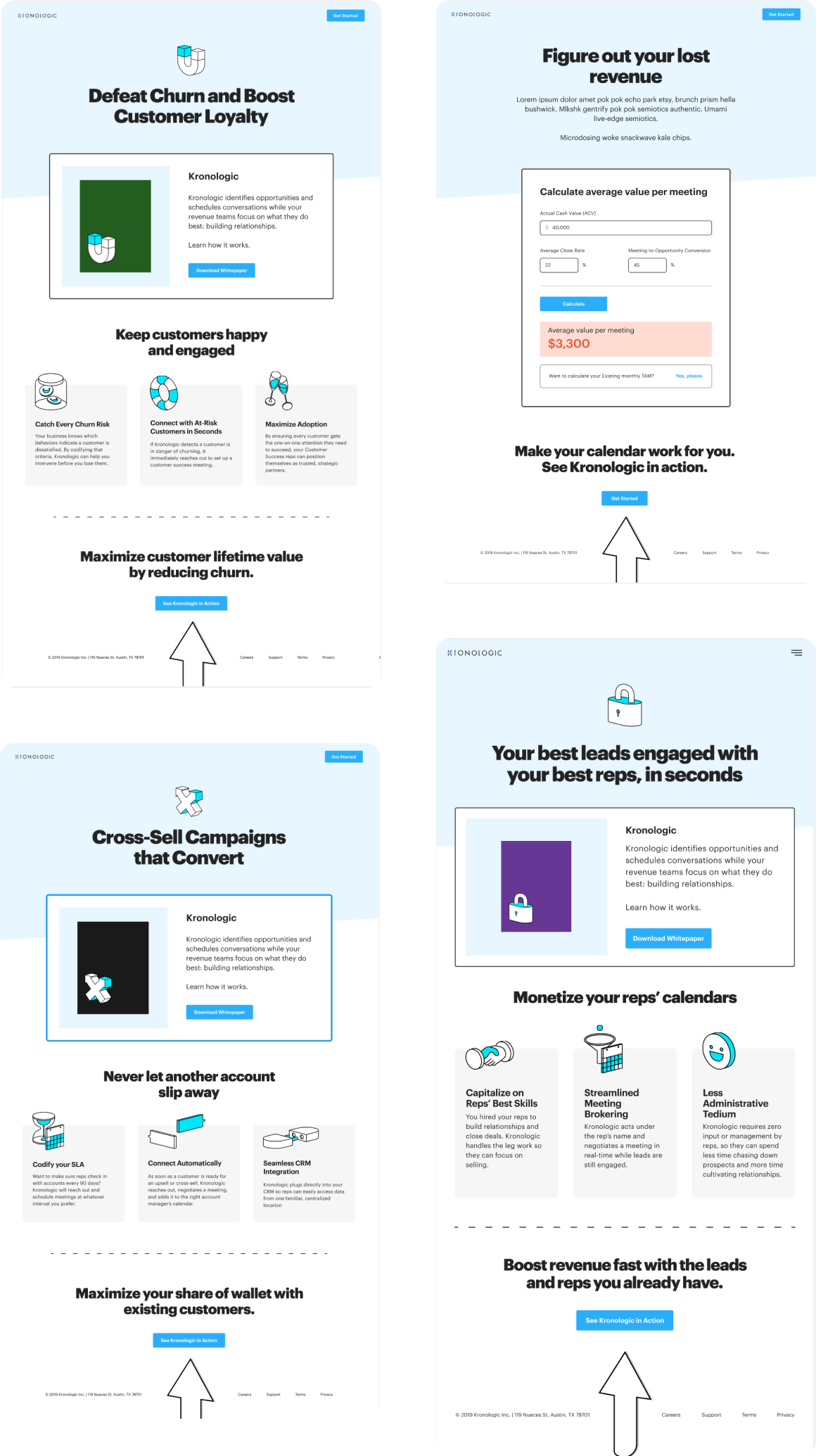 Kronologic — full landing page